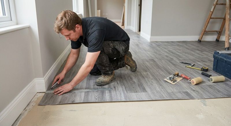Sheet Linoleum Installation in Denton, TX